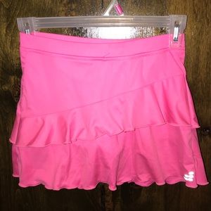 Girls Pink Tennis Skirt
